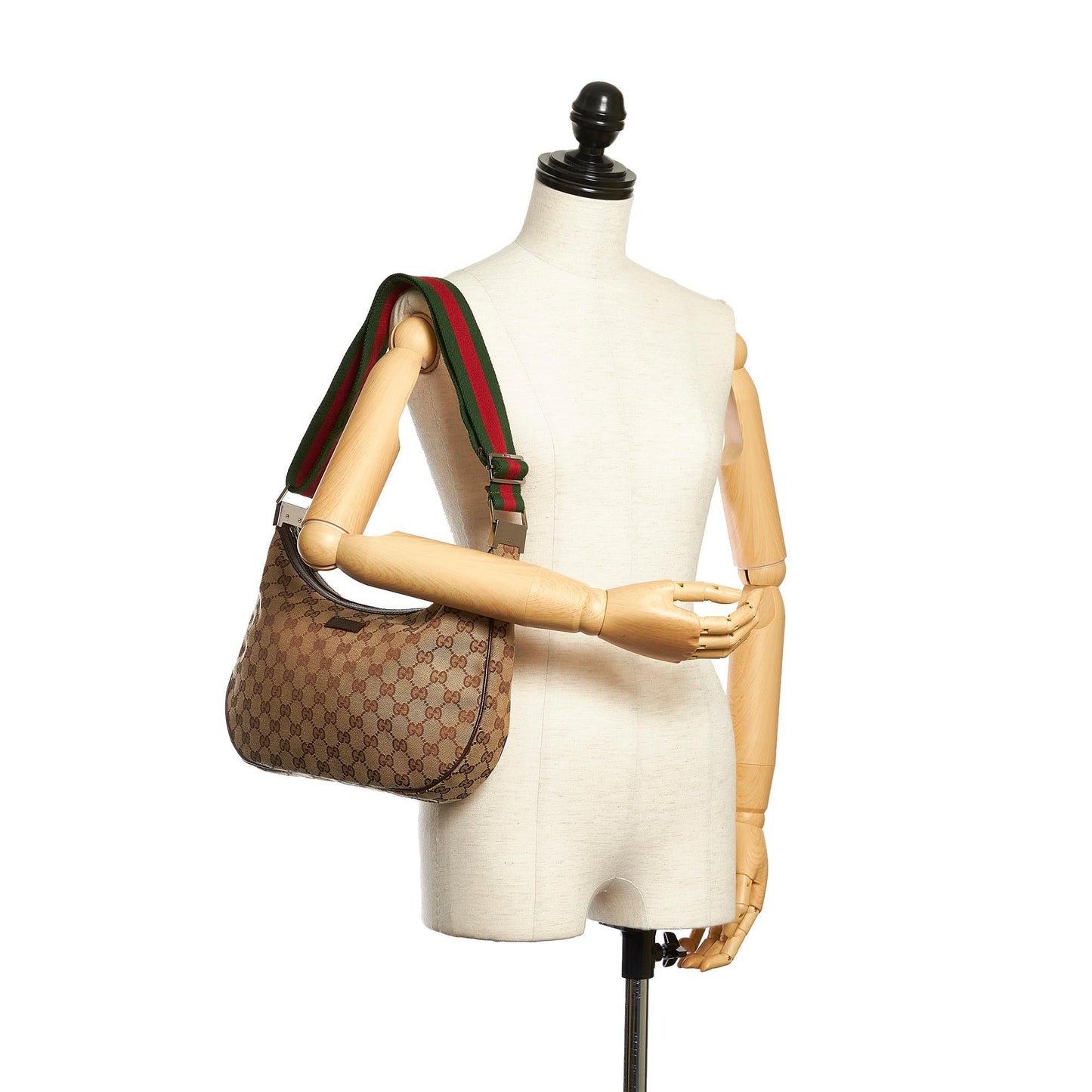 Gucci GG Canvas Web Crossbody Bag (SHG-30475)