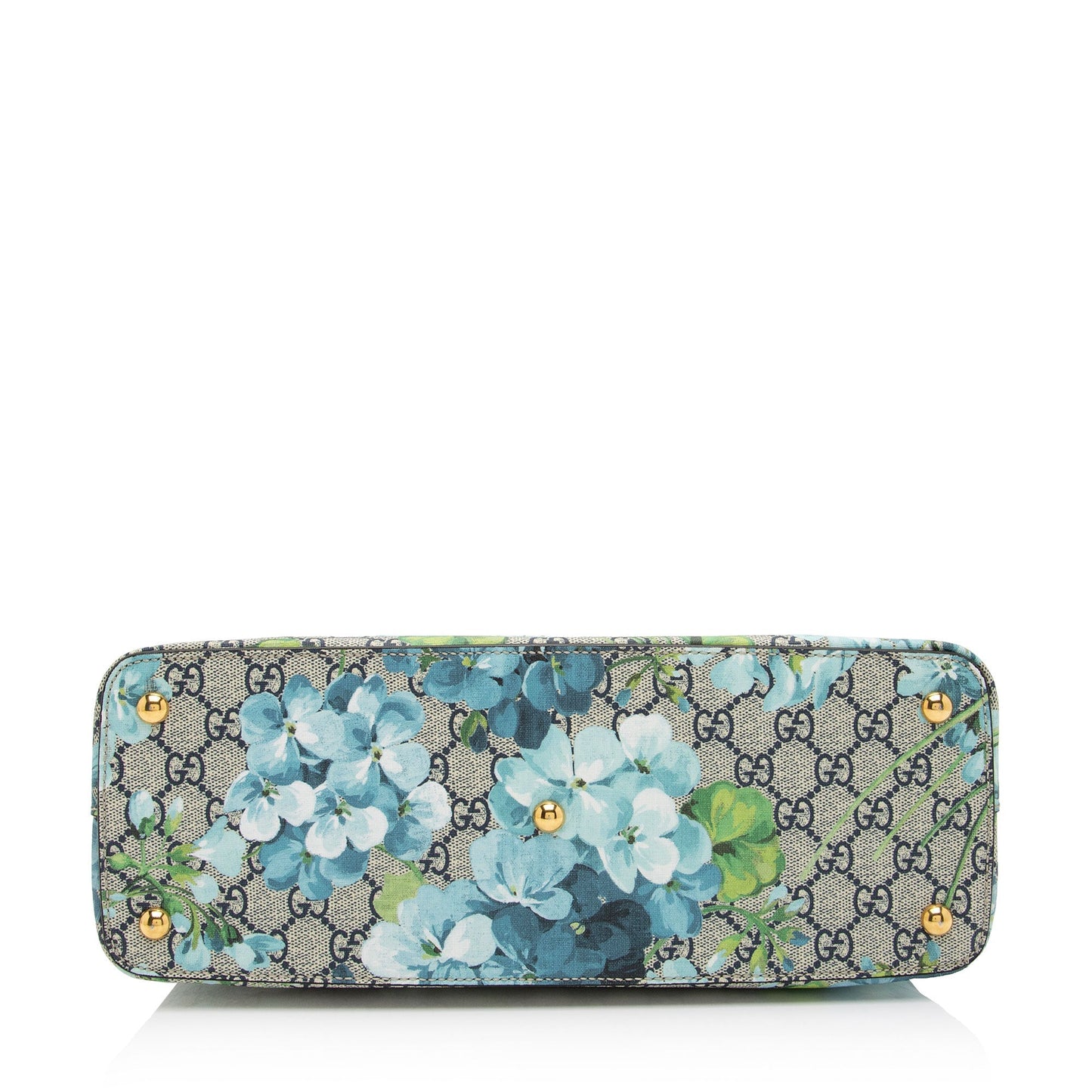 Gucci GG Supreme Blooms Medium Zip Tote