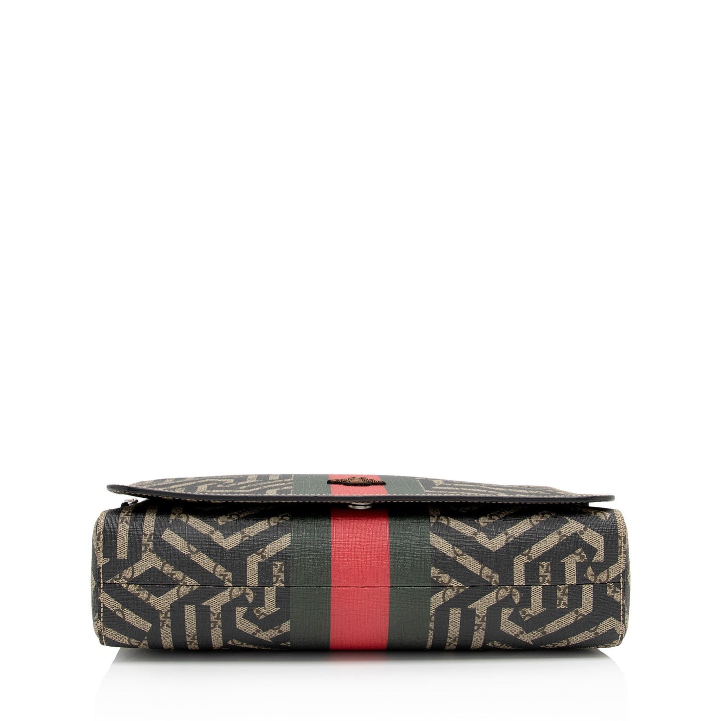 Gucci Nylon Leather Canvas Shoulder Bag