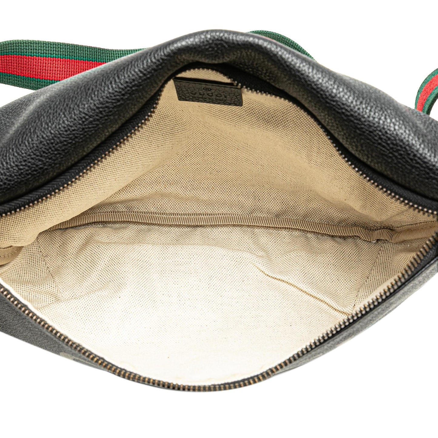 Gucci Grained Calfskin Logo Belt Bag