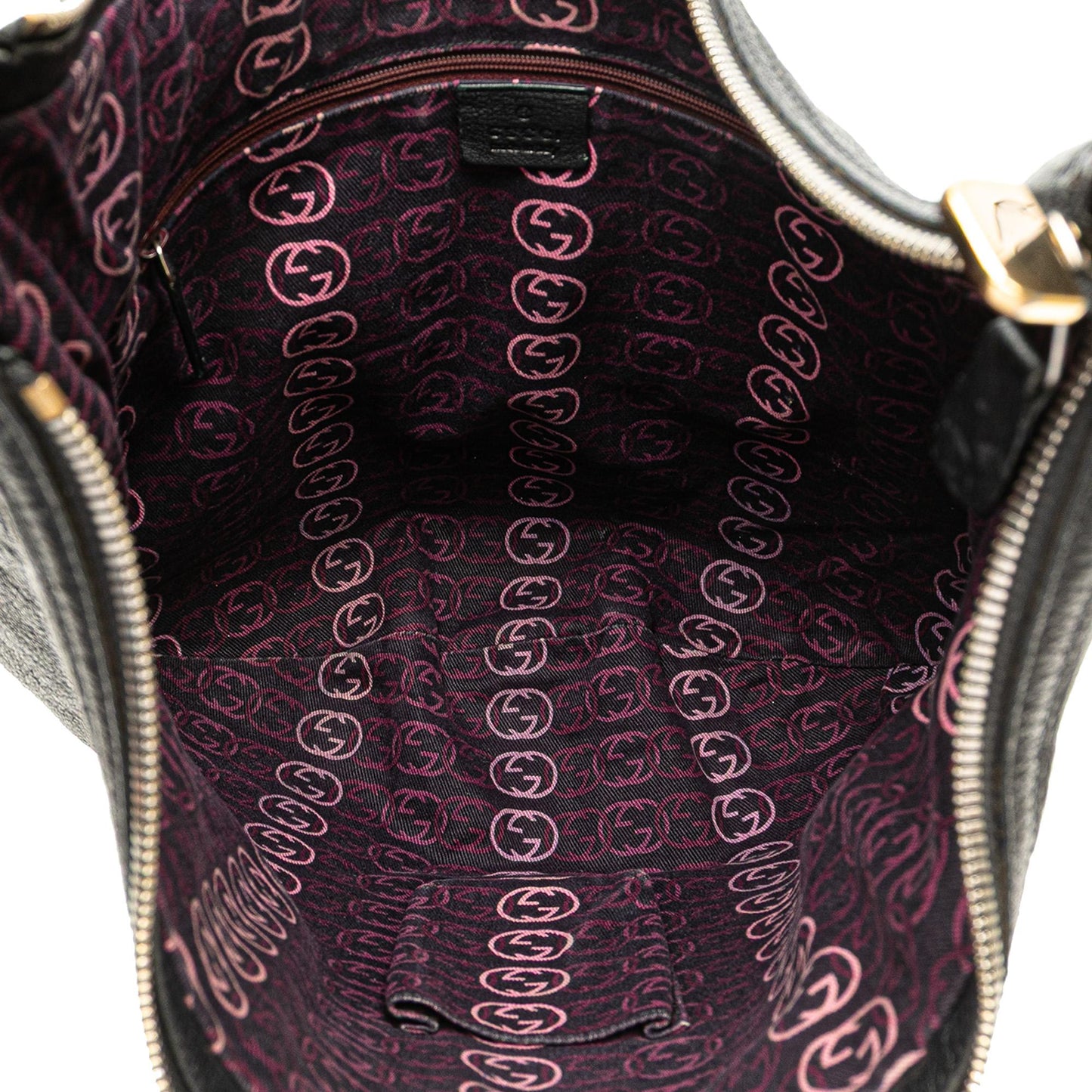 Gucci Large Leather Web Princy Hobo
