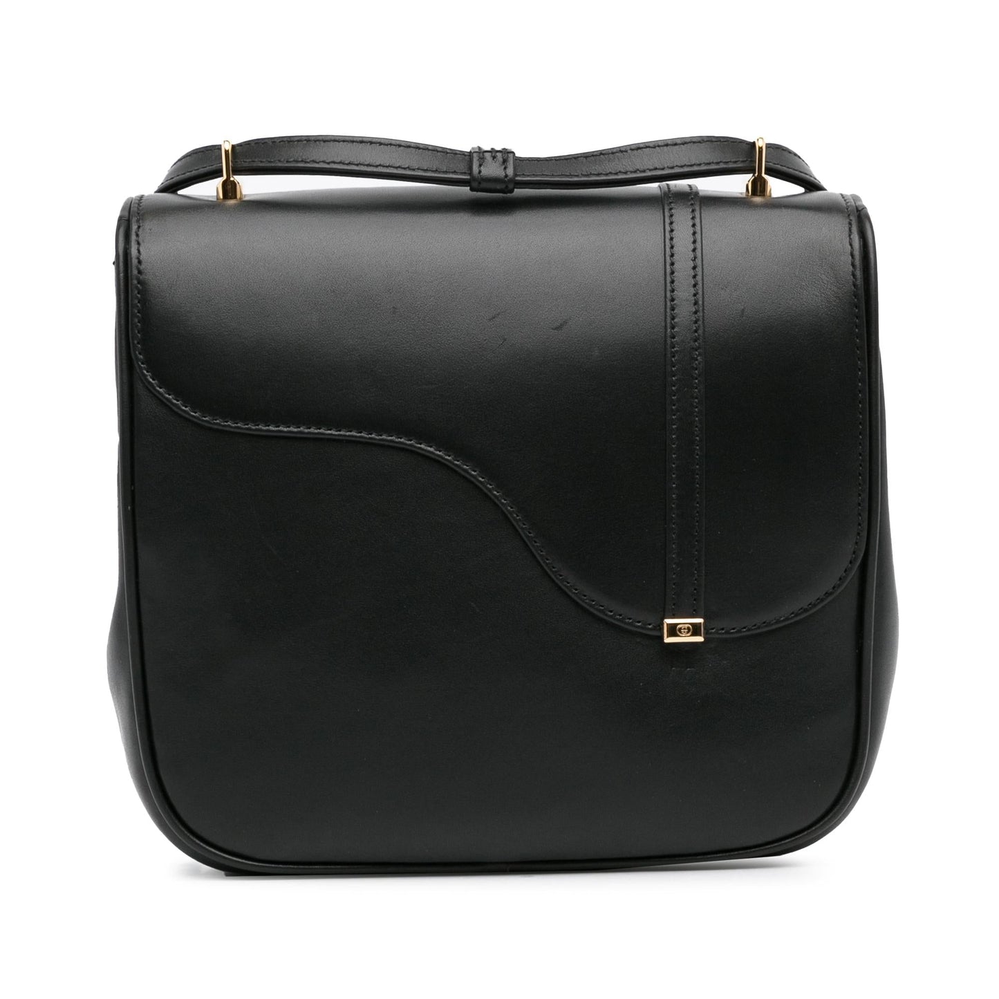 Gucci Leather Equestrian Crossbody (SHG-mxa1tl)