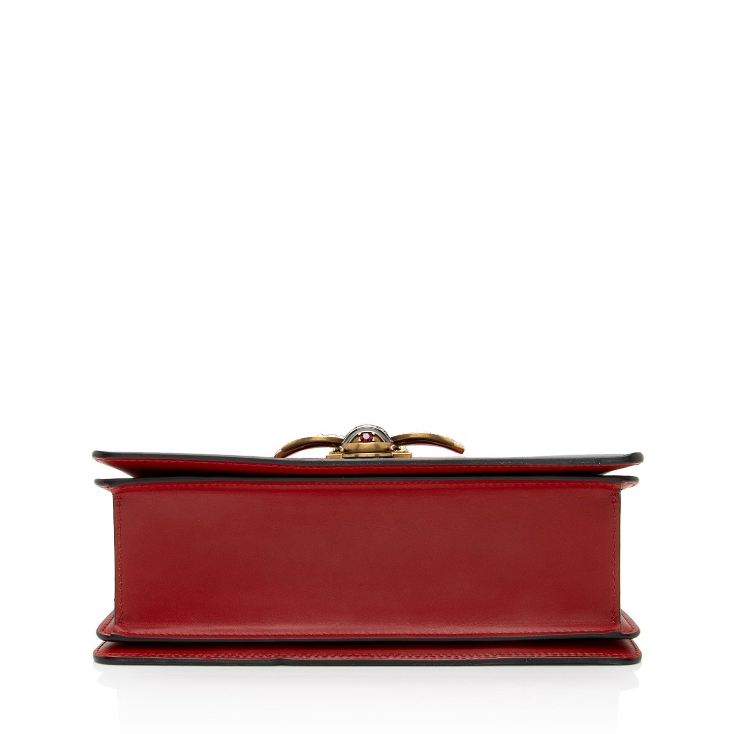 Gucci Nylon Leather Top Handle Shoulder Bag