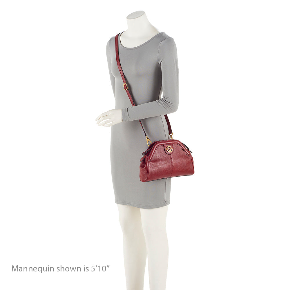 Gucci Leather Rebelle Small Shoulder Bag (SHF-20074)
