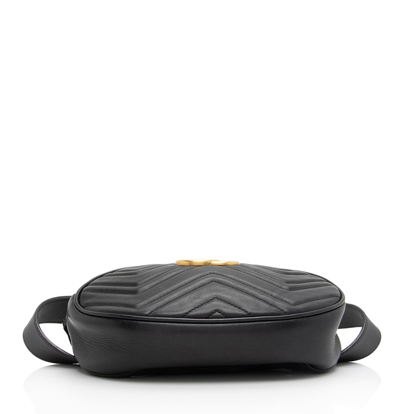 Gucci Matelasse Leather GG Marmont Belt Bag - Size 34 / 85 (SHF-sypfnp)