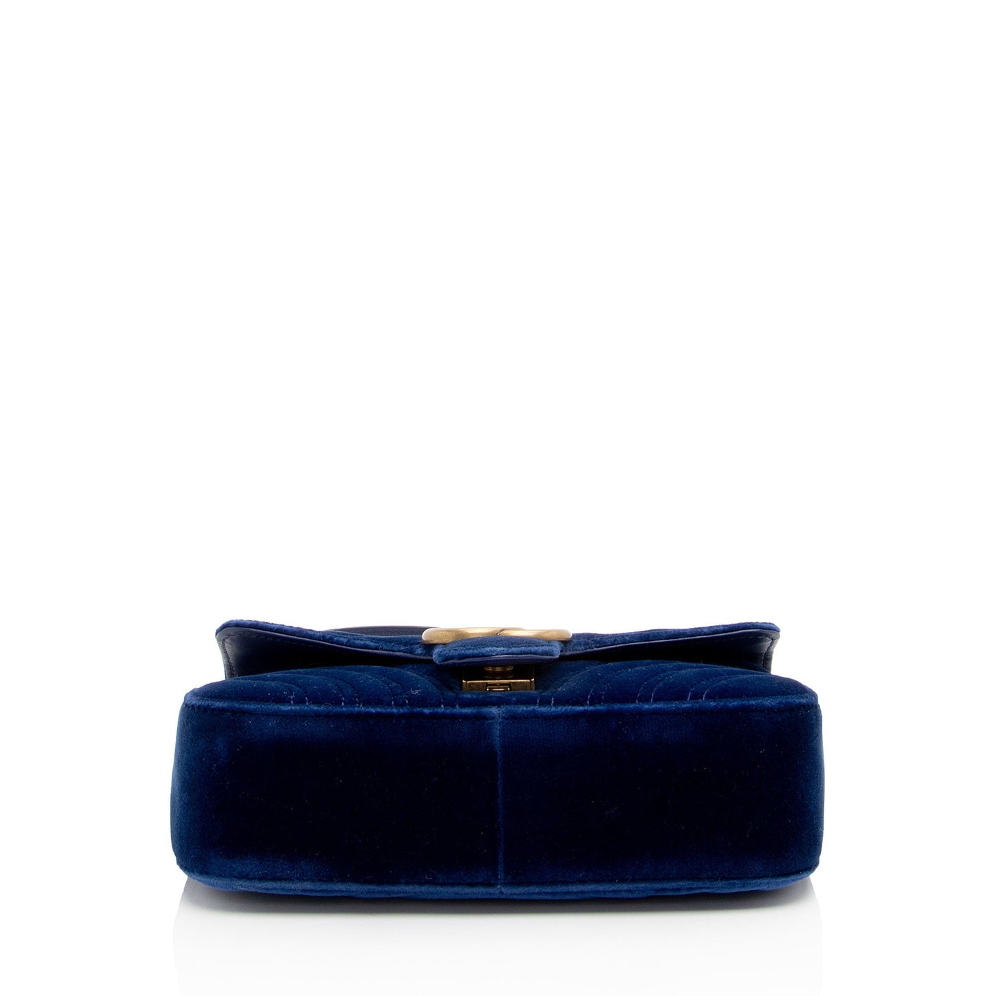 Gucci Matelasse Velvet GG Marmont Mini Flap Bag (SHF-YOfJ5m)