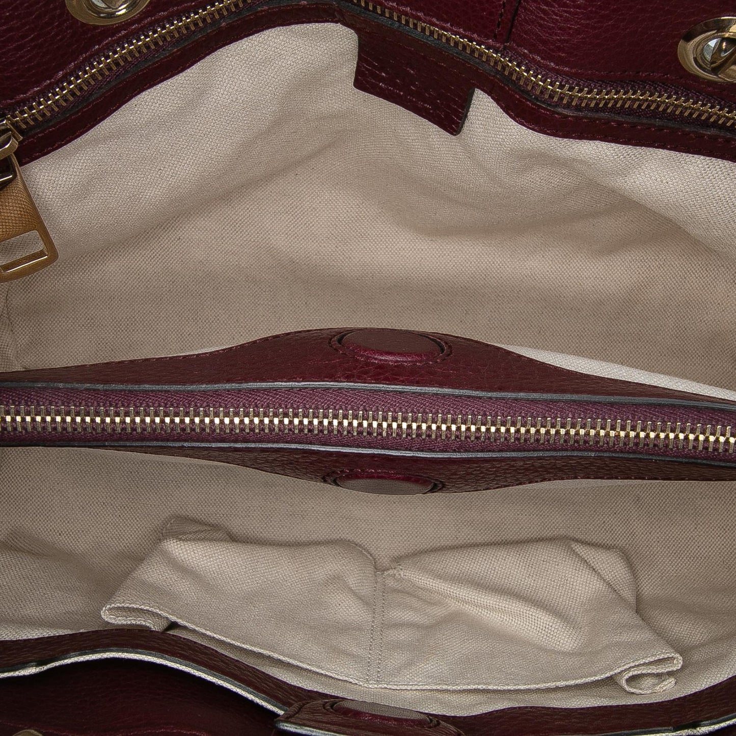 Gucci Medium Calfskin Bamboo Shopper Satchel