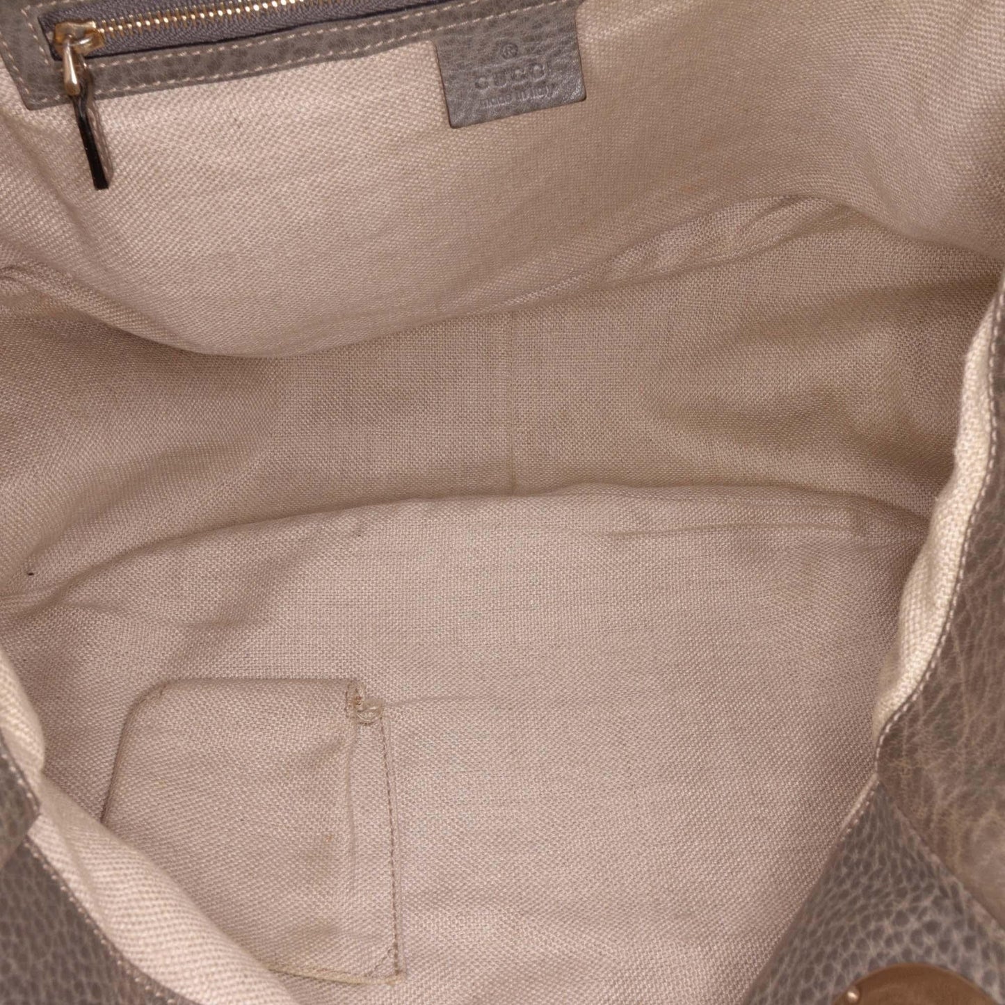 Gucci Medium Grained Calfskin Charlotte Hobo