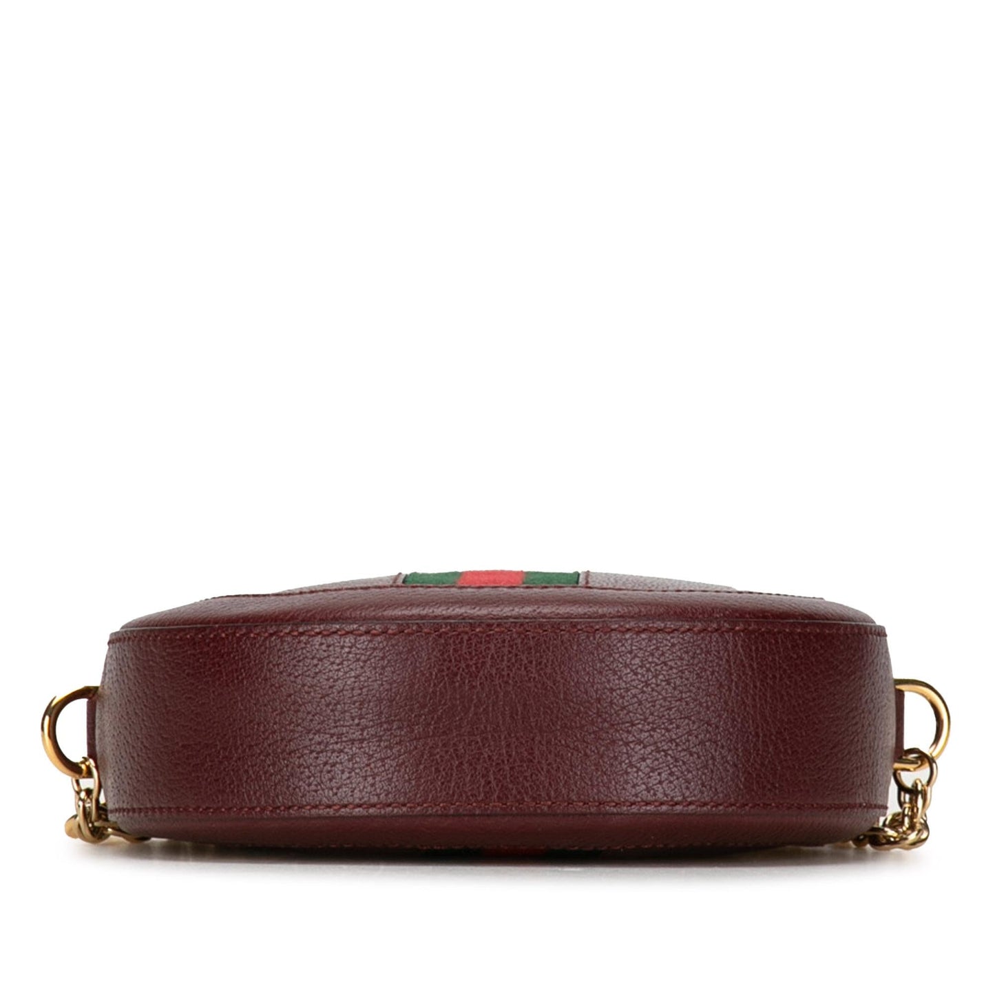 Gucci Mini Round Ophidia Leather Crossbody Bag (SHG-1IdXbq)