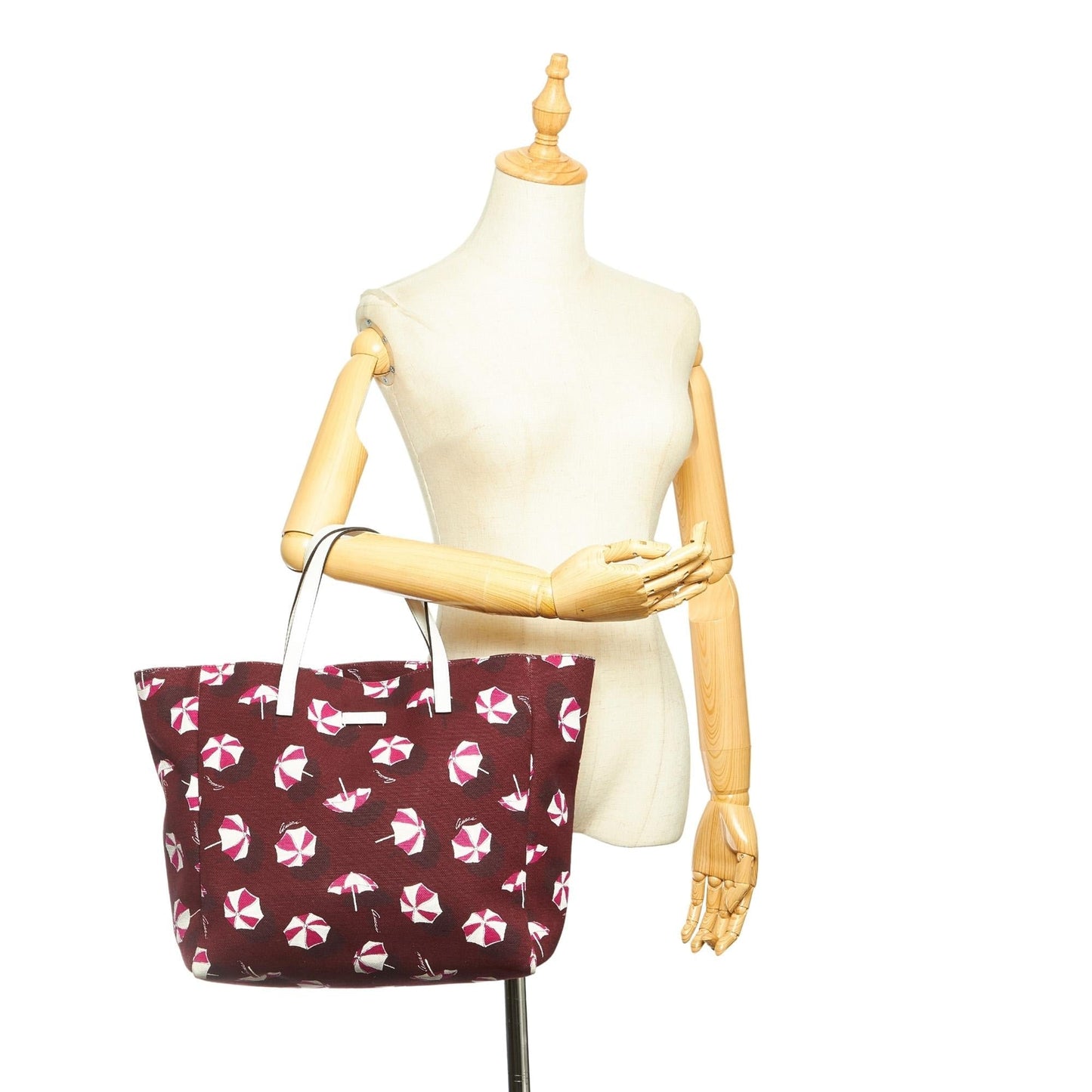 Gucci Printed Canvas Tote Bag (SHG-31677)