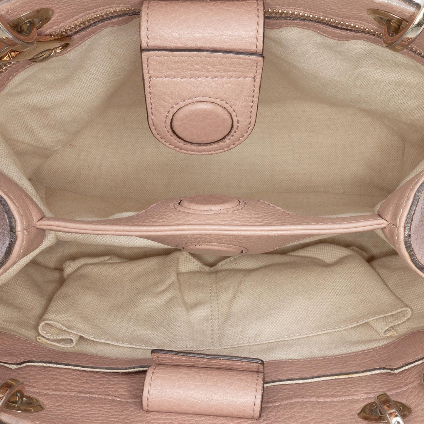 Gucci Small Calfskin Bamboo Shopper Satchel