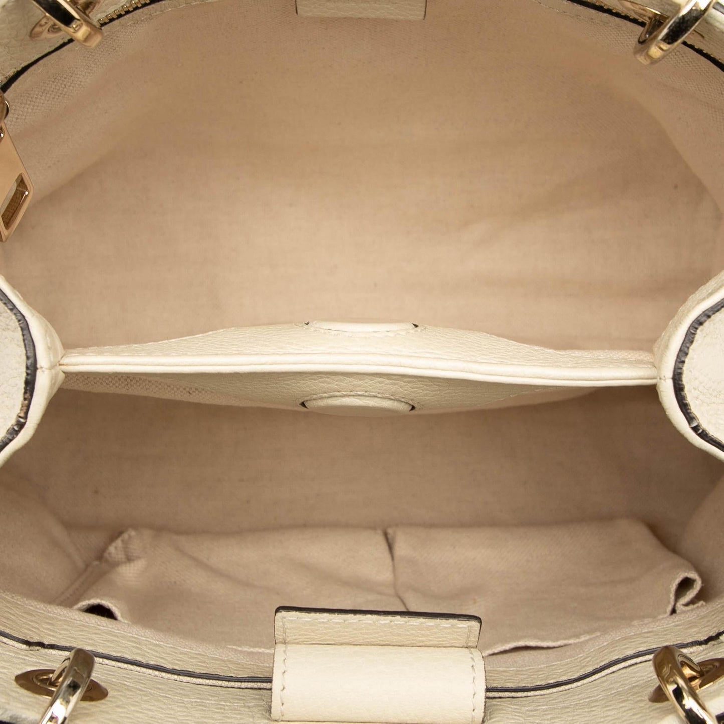 Gucci Small Calfskin Bamboo Shopper Satchel