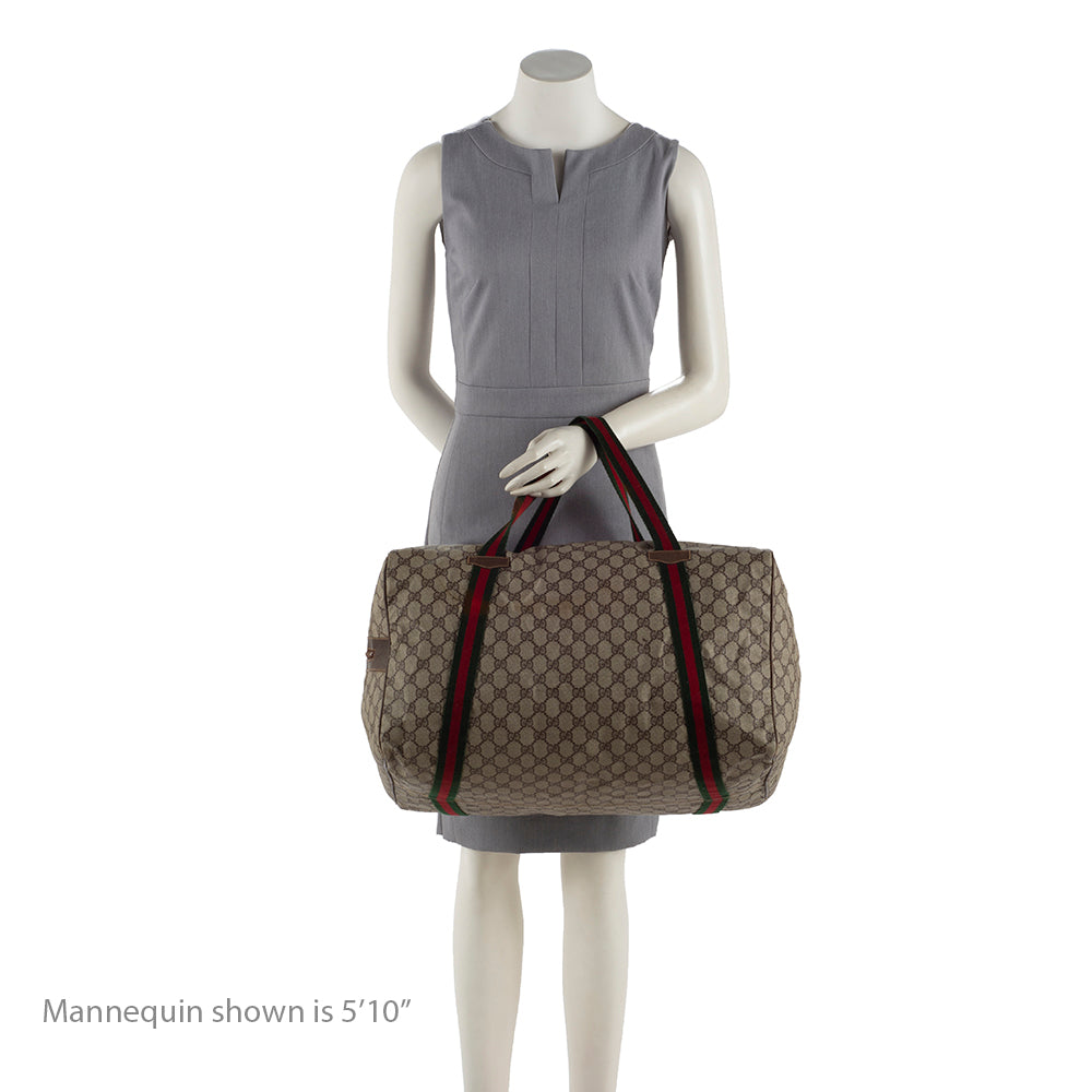 Gucci GG Plus Web Duffel Bag (SHF-18688)