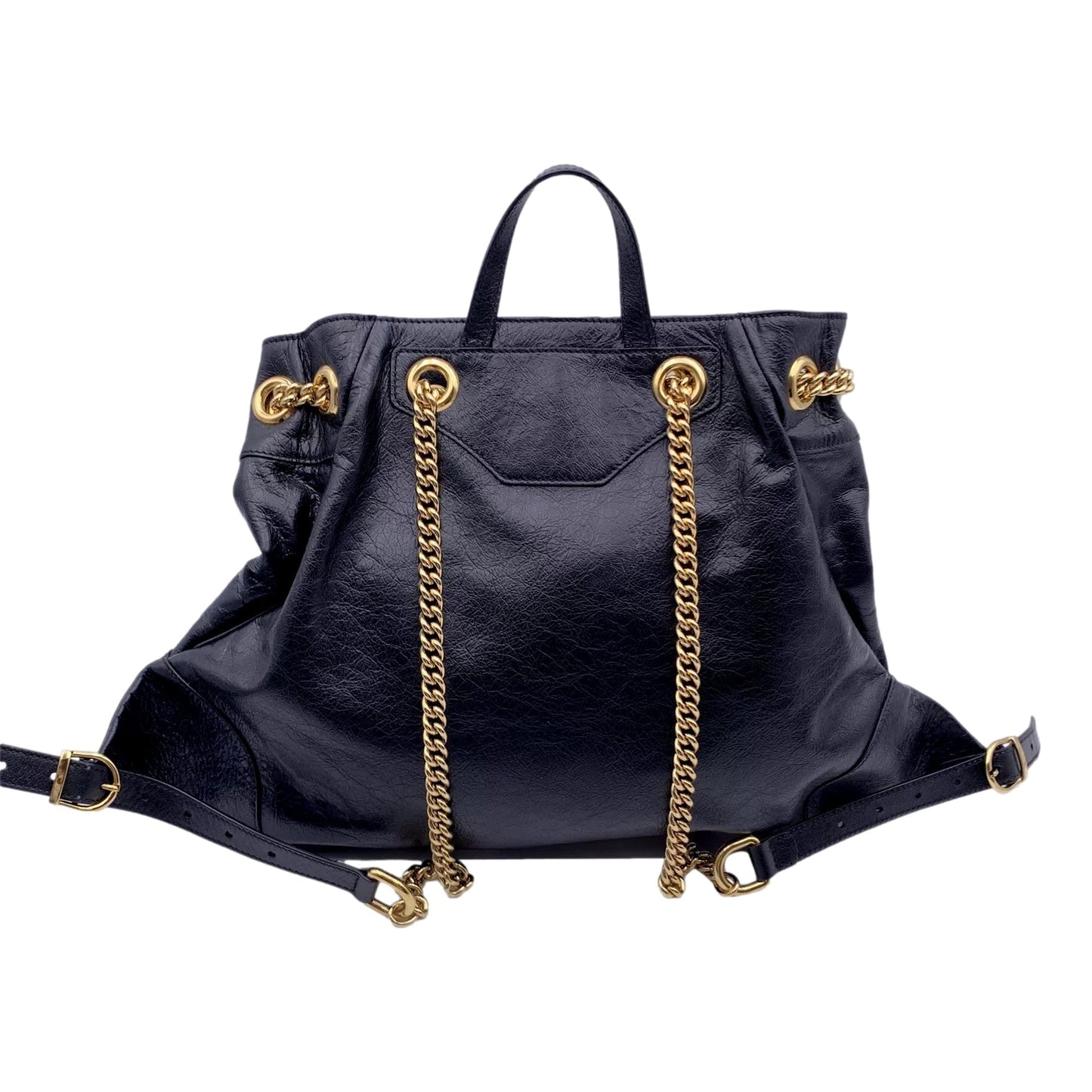 Gucci Lou Chain Leather Shoulder Bag