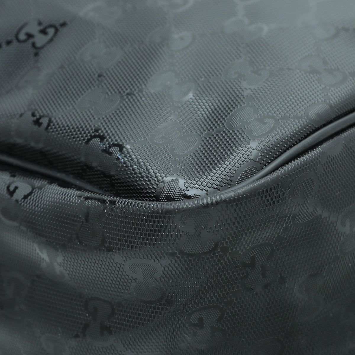 Gucci Leather Canvas Shoulder Bag