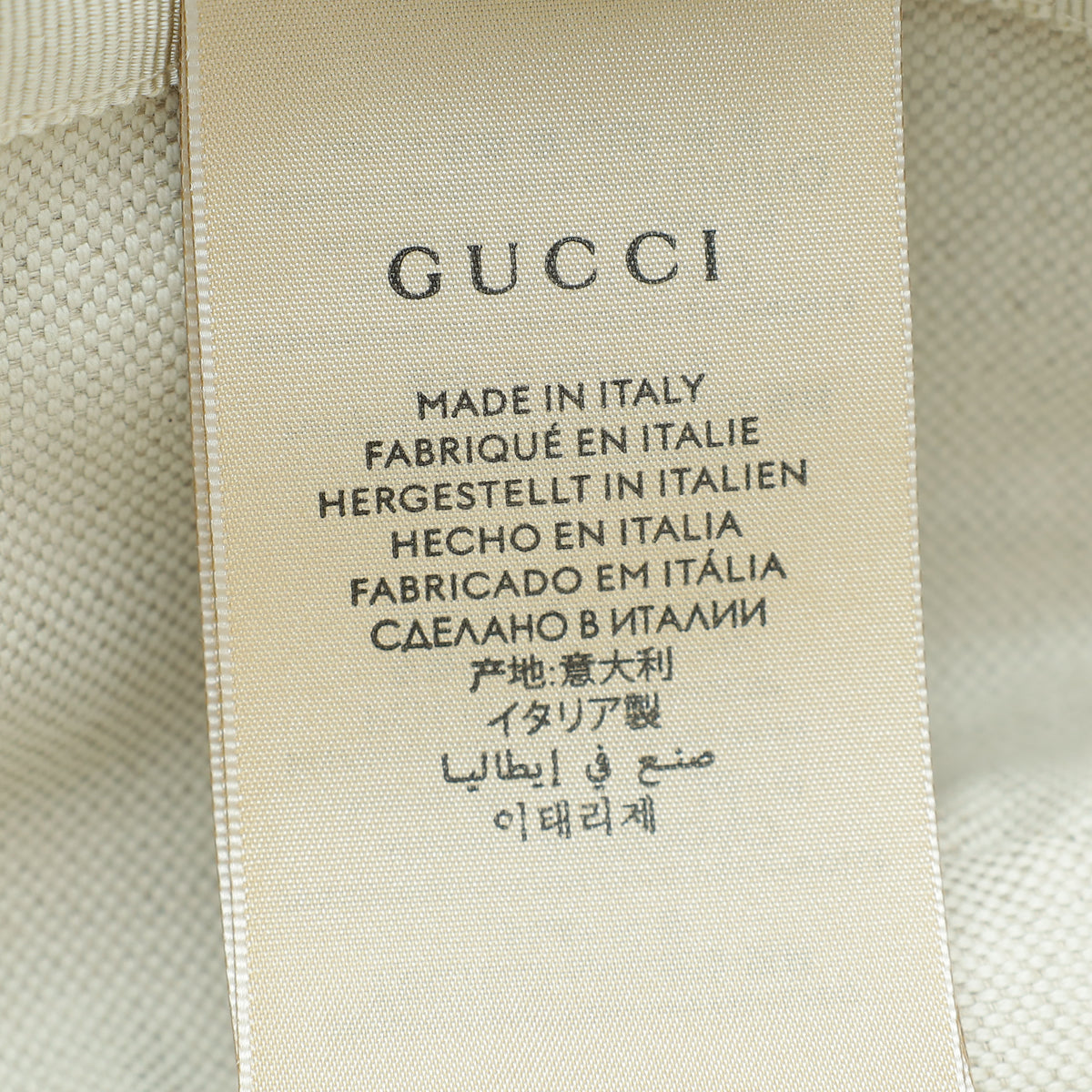 Gucci Leather Canvas Shoulder Bag