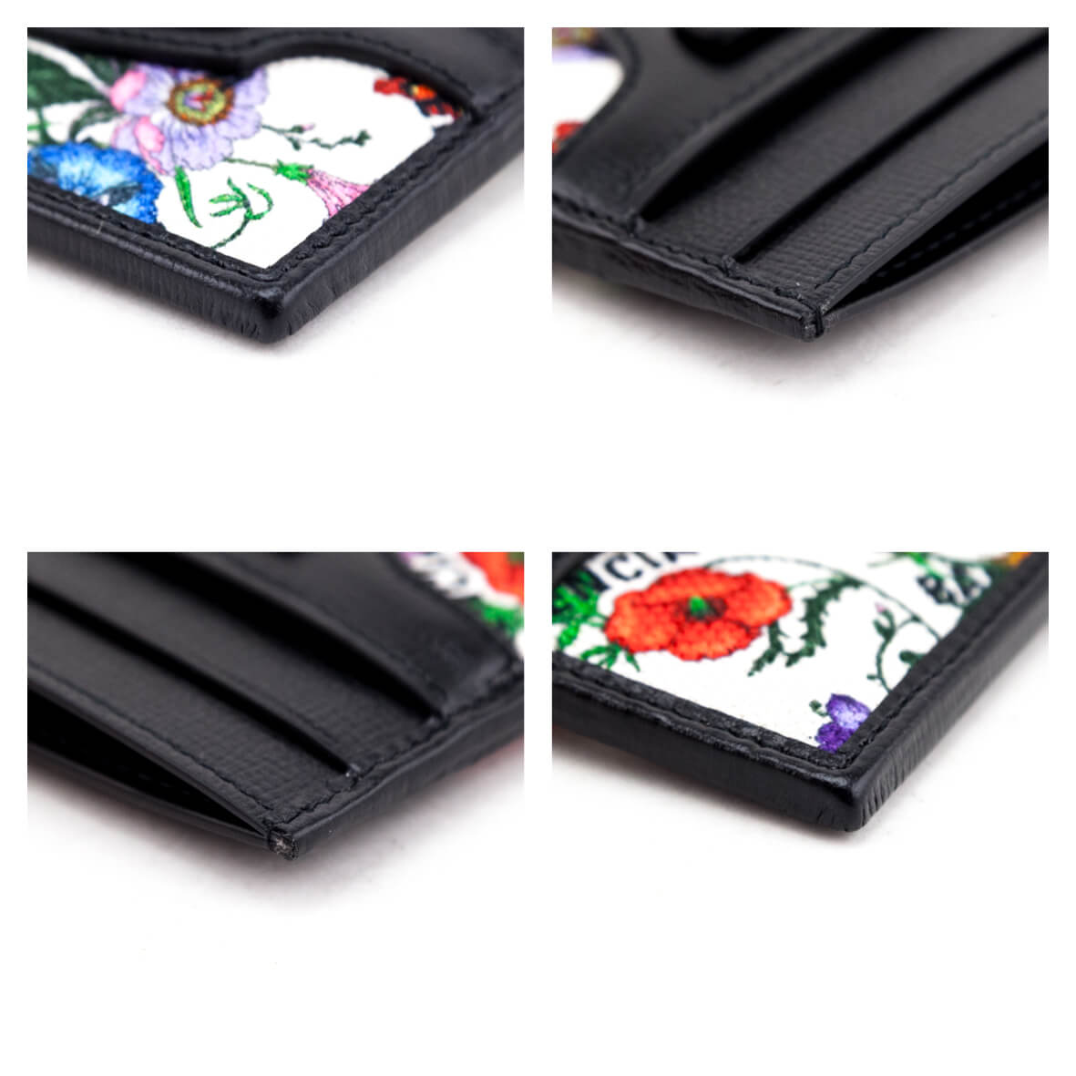 Gucci x Luxury Balenciaga Trending 2026 Canvas Azalea Calfskin Flora Logo Print Neo Classic Card Holder