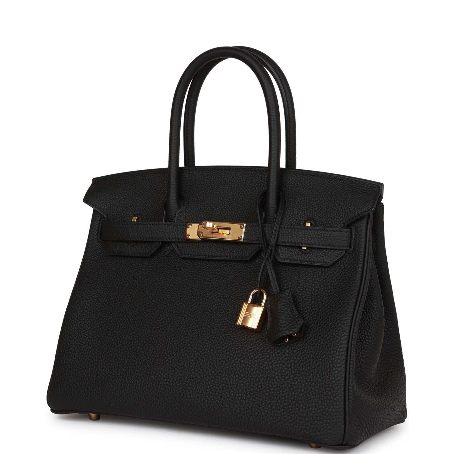 HermesBirkin 30 Black Togo Gold Hardware