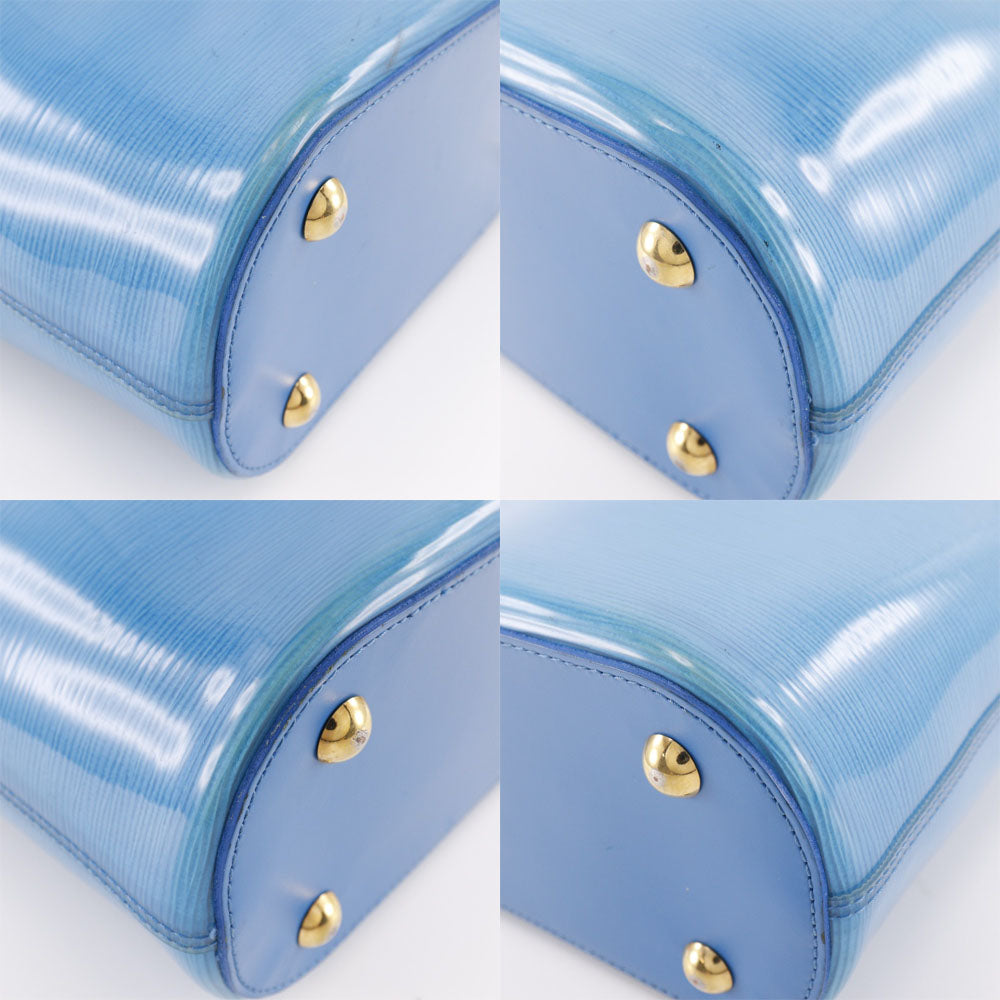 LOUIS VUITTON Handbag pile light blue Epiplage Mini lagoon bay Women