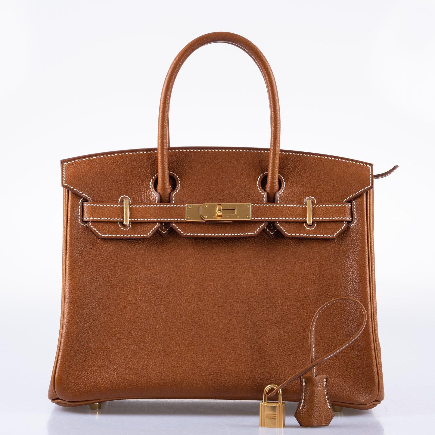 Hermes3 in 1 Birkin 30 Fauve Barenia Faubourg and Toile Gold Hardware