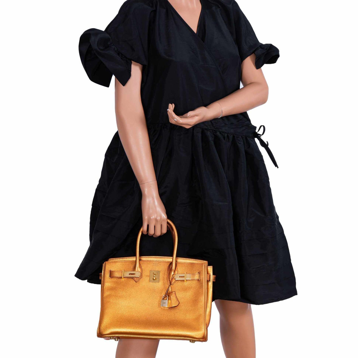 HermesBirkin 30 Metallic Bronze Chevre Gold Hardware - Limited Edition