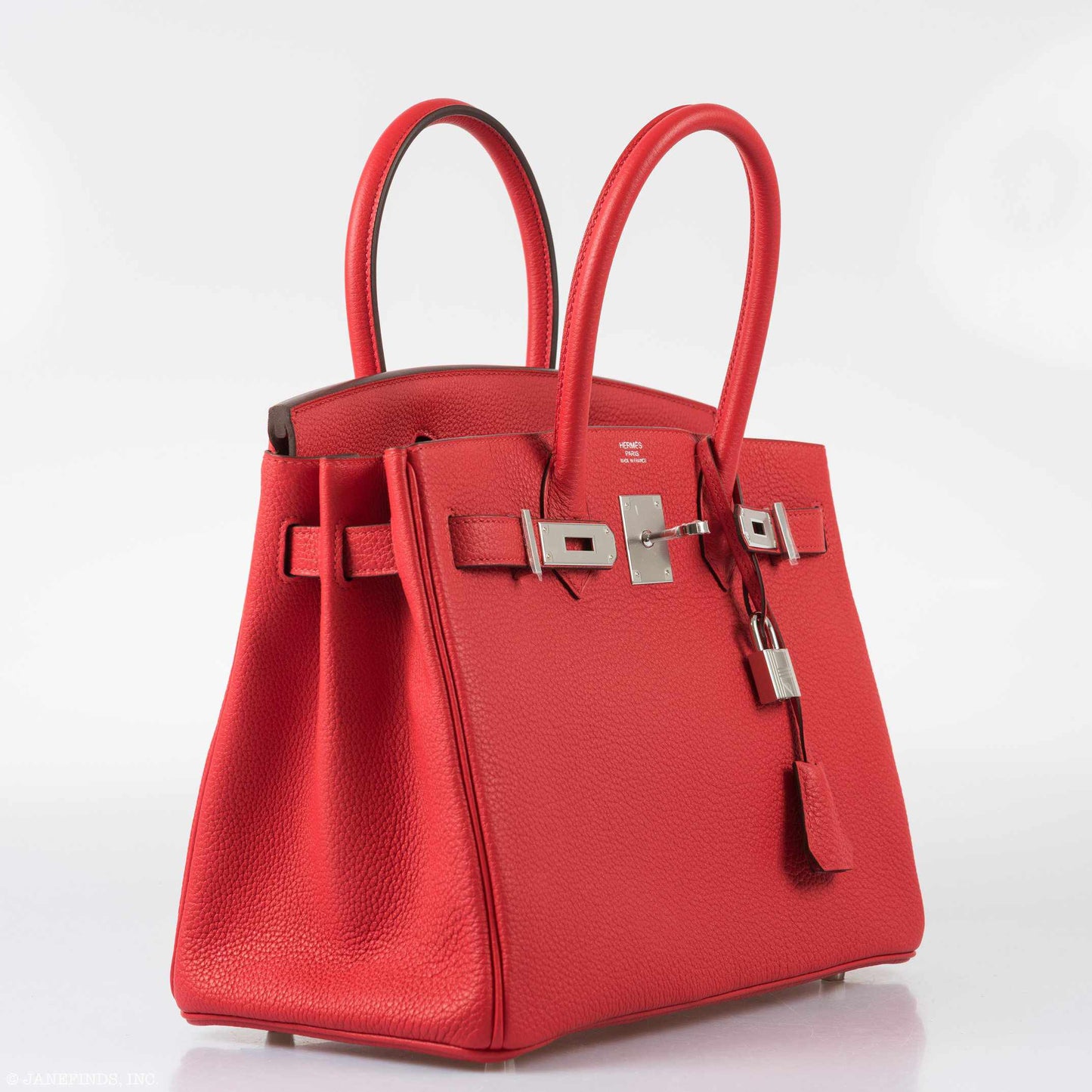 HermesBirkin 30 Rouge de Coeur Togo Palladium Hardware