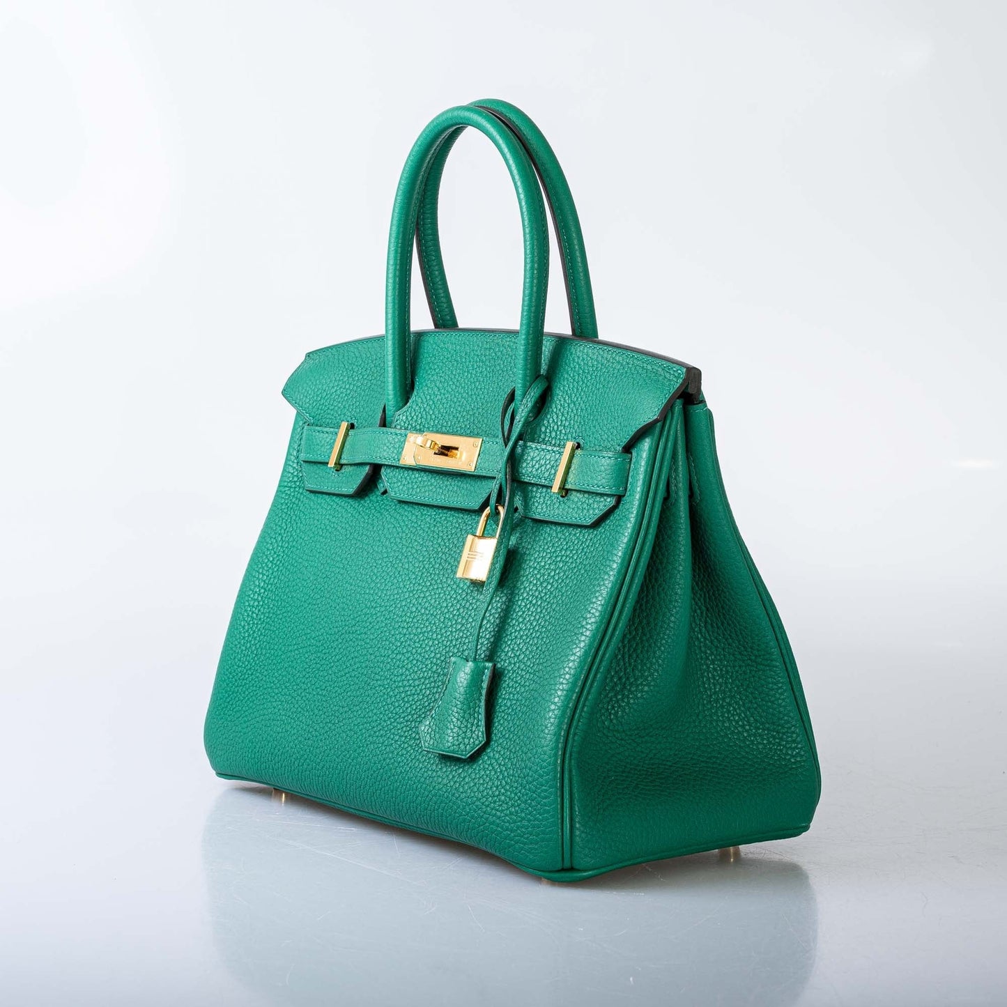 HermesBirkin 30 Vert Vertigo Togo Gold Hardware
