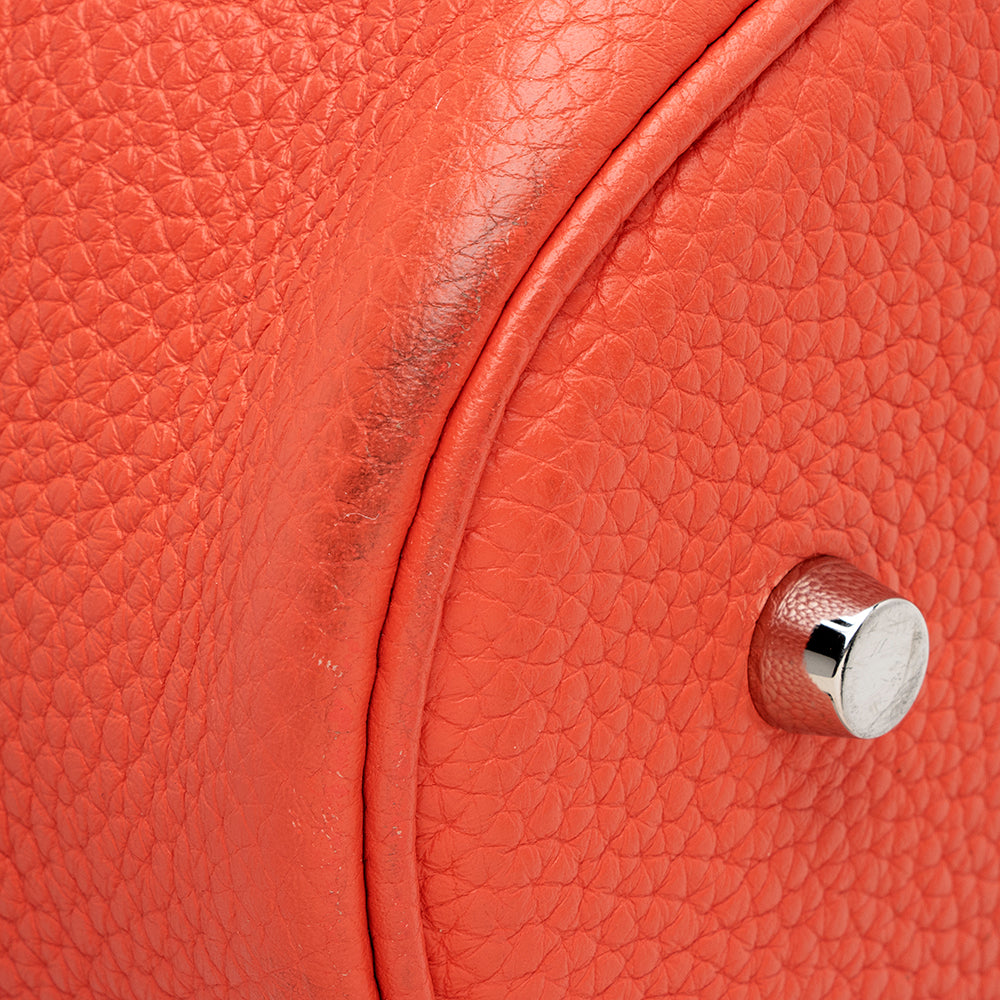 Luxury Hermes Clemence Picotin TGM Shoulder Bag (SHF-21597)