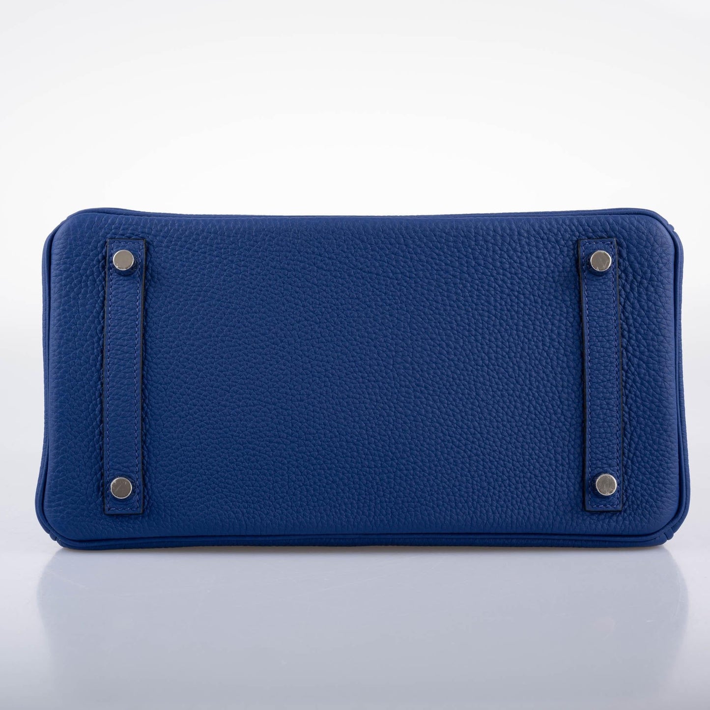HermesHSS Birkin 30 Blue Electric Togo with Brushed Palladium Hardware - 2019, D