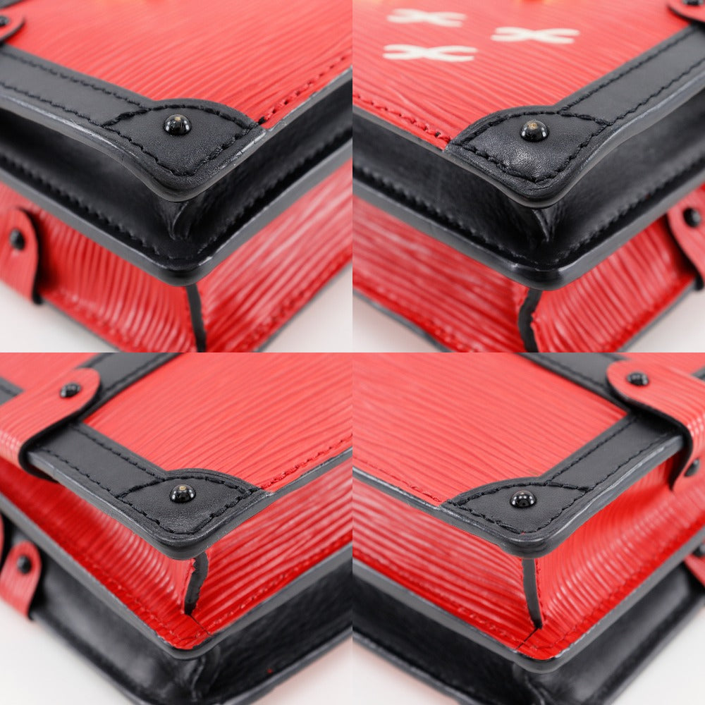 LOUIS VUITTON Shoulder Bag Epi Leather Red 2-way clutch Trunk clutch Women