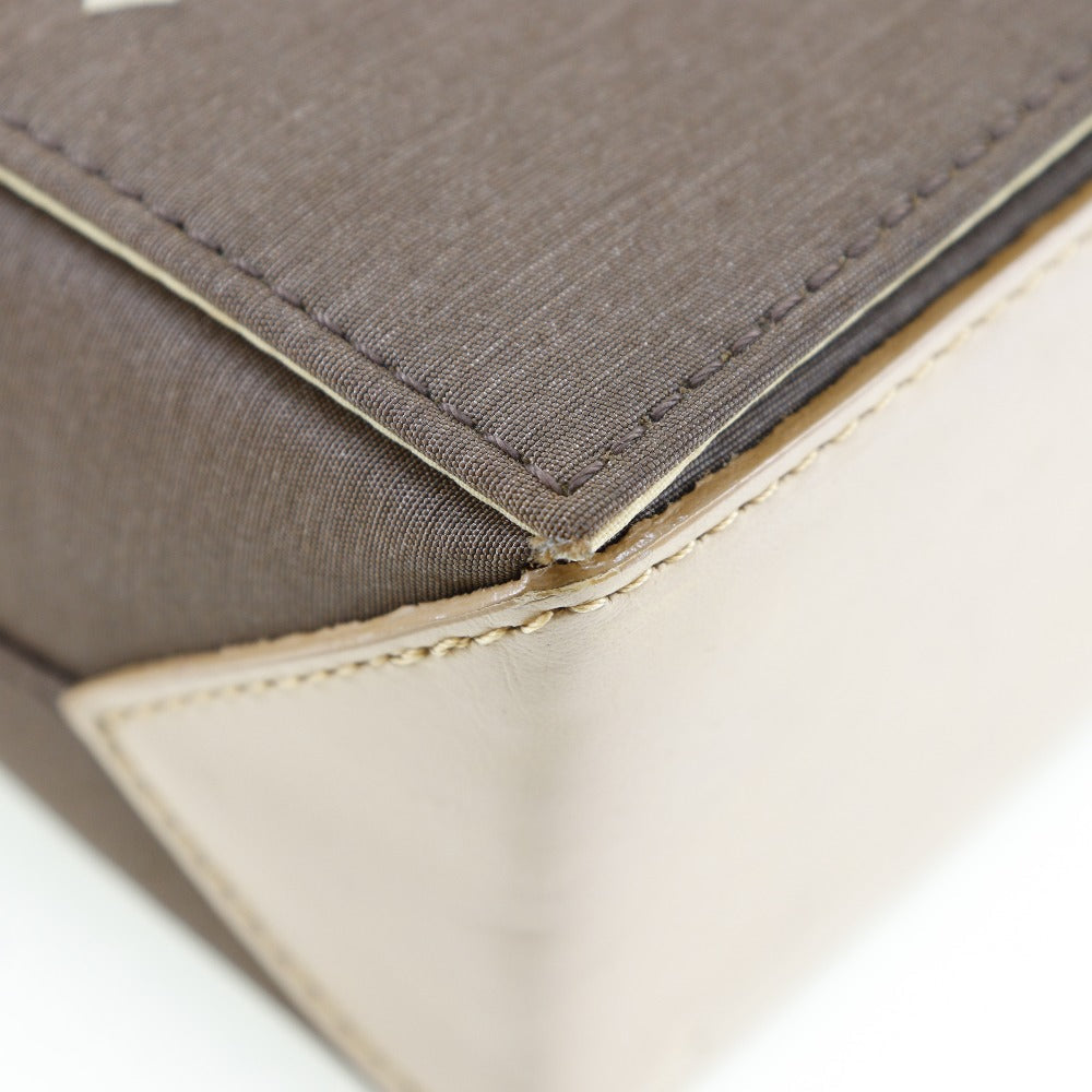 Burberry Leather Satin Shoulder Bag Beige