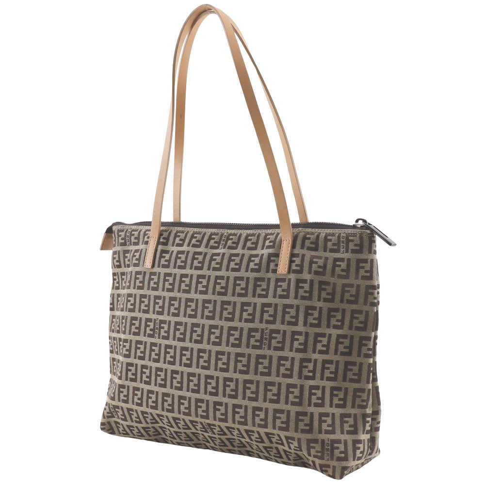 Fendi Zucca Nylon Canvas Shoulder Bag