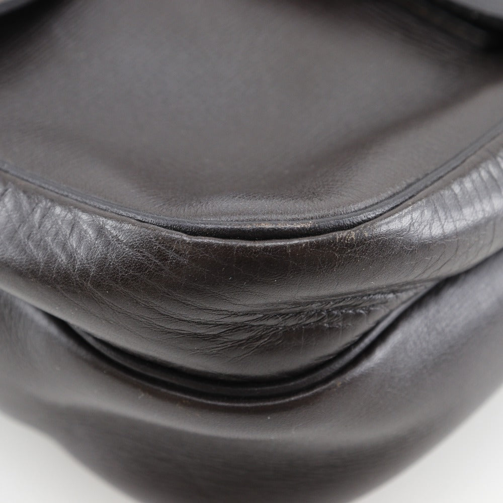 LOUIS VUITTON Shoulder Bag leather Brown Utah Irokuwa mens