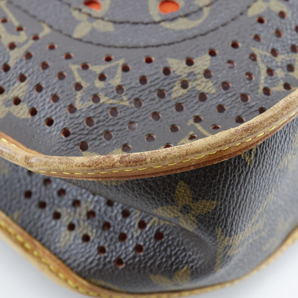 LOUIS VUITTON Shoulder Bag Monogram Perfo Brown / orange Musette Women