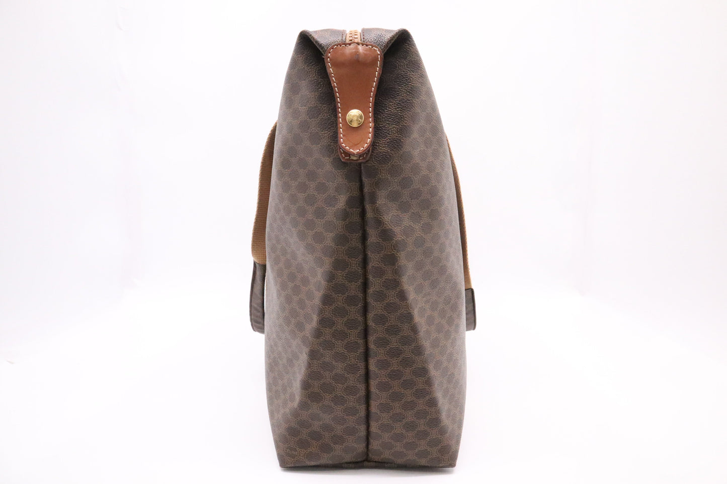 Celine Travel Tote Bag in Macadam Canvas