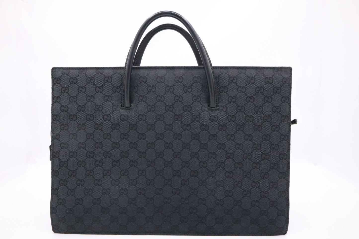 Gucci Business Bag in Black GG Canvas