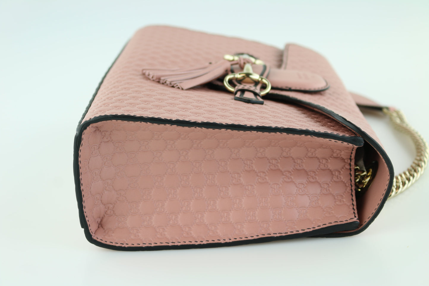 Gucci Guccissima Pink Chain Shoulder Bag