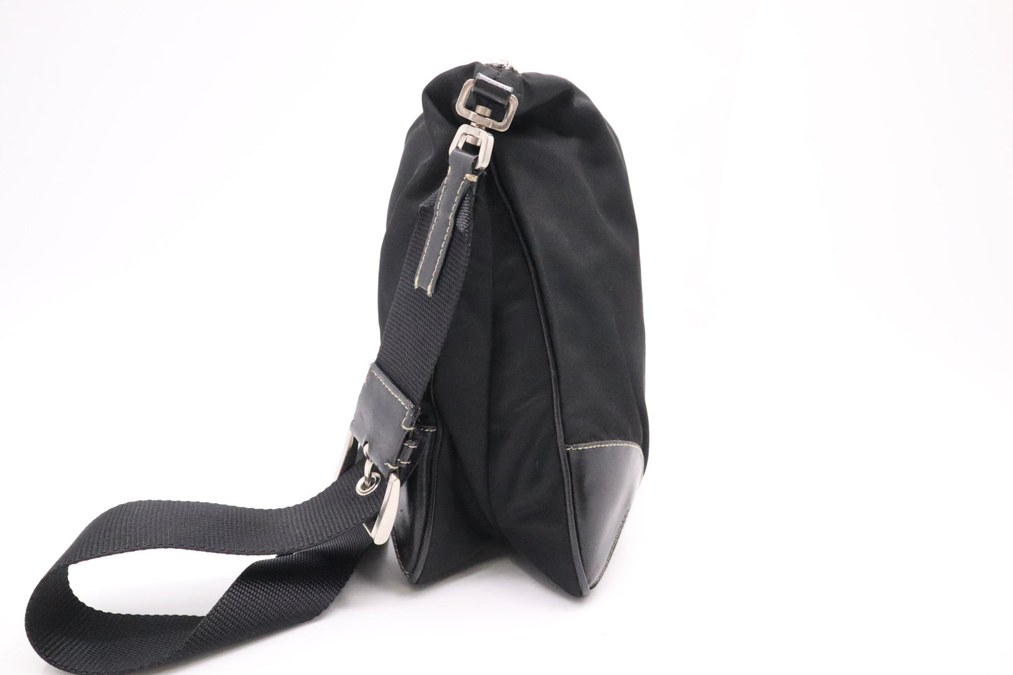 Prada Square Crossbody in Black Nylon - Style 4
