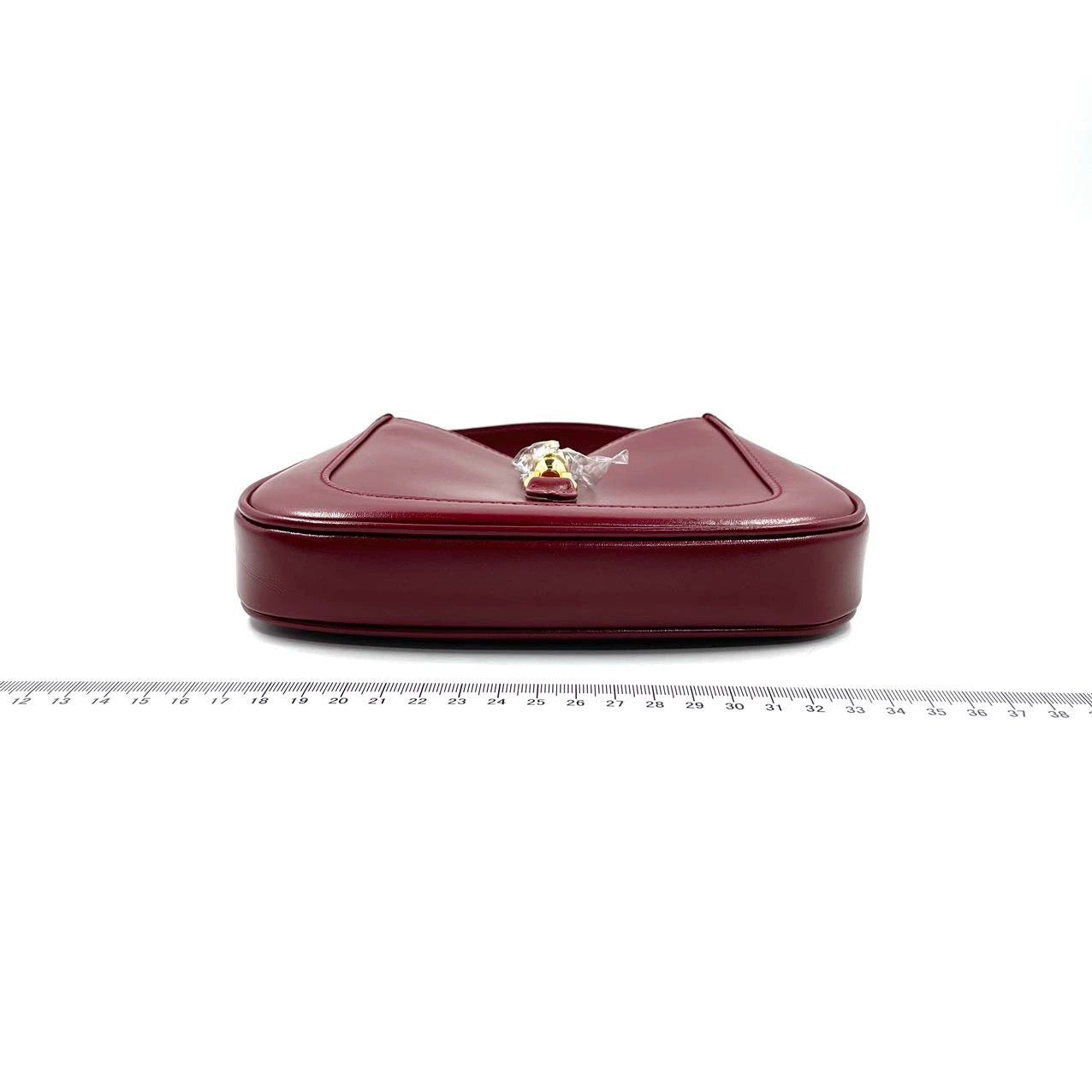 Gucci Jackie 1961 Mini Burgundy Leather Bag with Strap Never Worn With Box