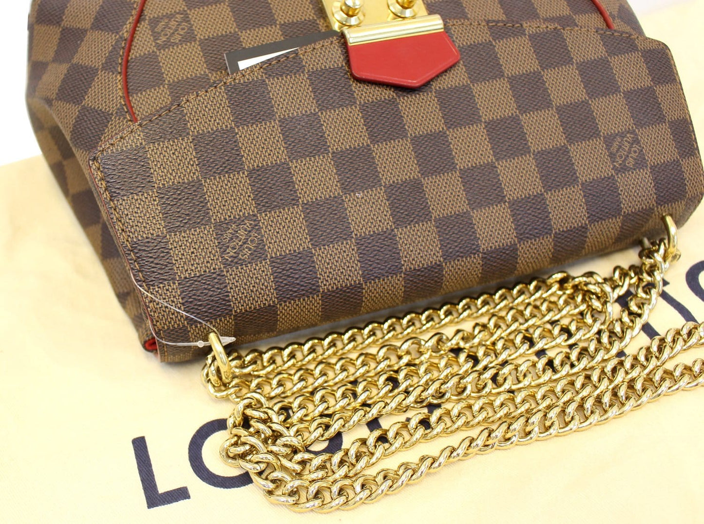 LOUIS VUITTON Ca ssa Clutch Damier Ebene Shoulder Bag