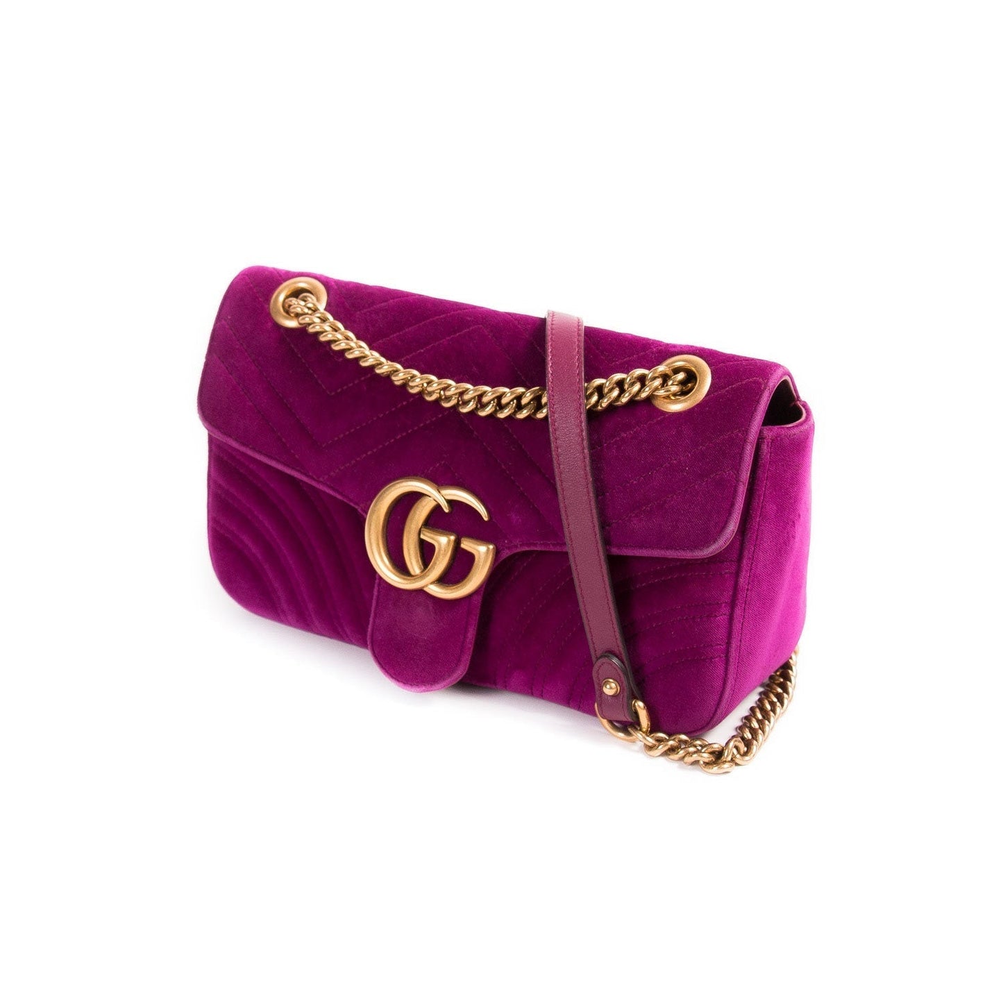 Gucci GG Marmont Leather Chain Shoulder Bag Style 19