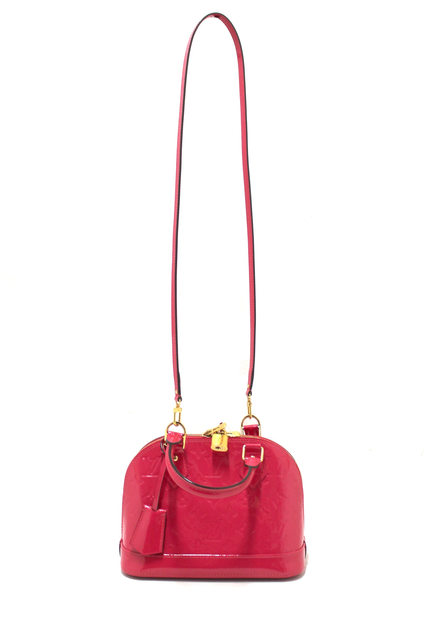 Louis Vuitton Pink Vernis Leather Alma BB Hand/Crossbody Bag