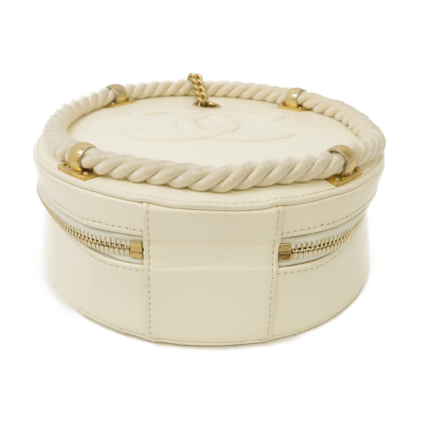 Chanel ÄêÊøÄÊ?õ ÊÉÄëËè±ÊºÁæäÁöÆÁöÆÈù©2 Way Shoulder BagÈáëÊ ø?Á±?Ëâ?