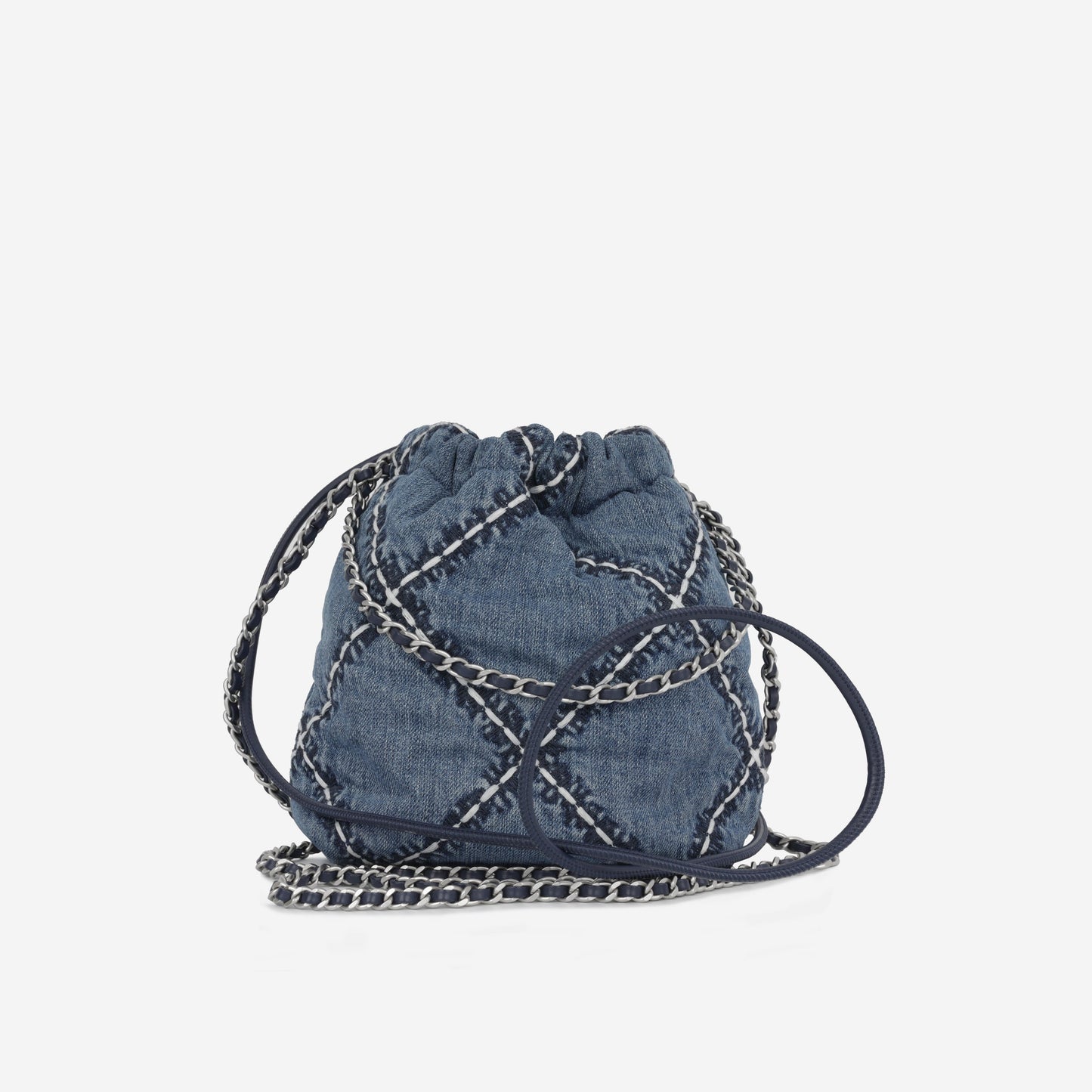 Chanel 22 Mini Handbag - Blue Denim