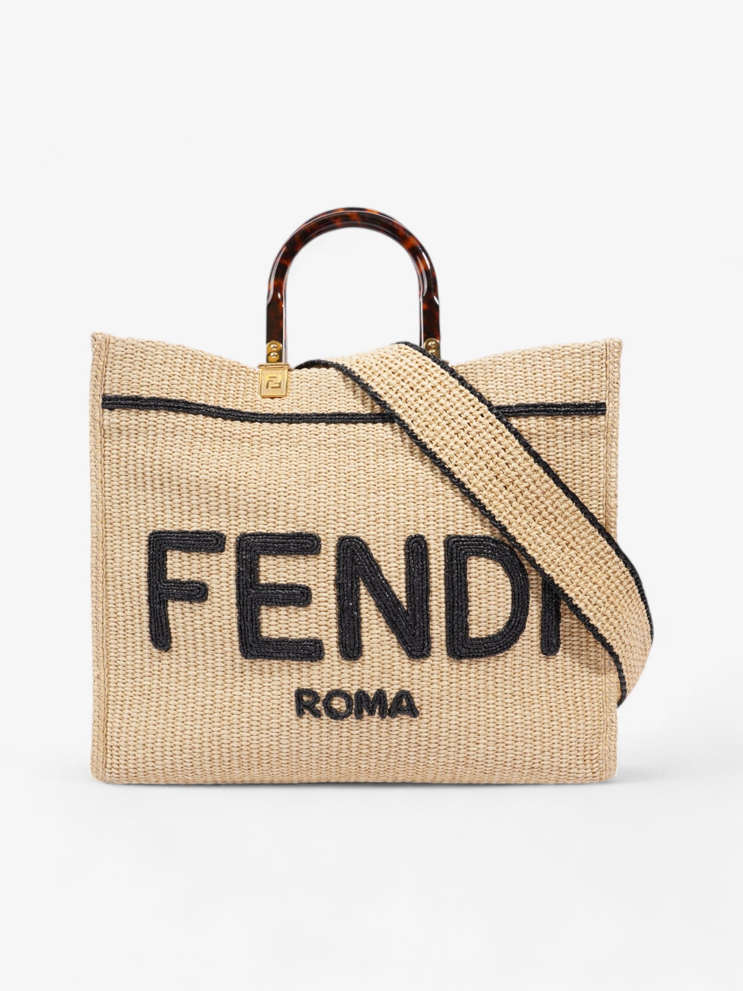Fendi Peekaboo Black Leather Medium