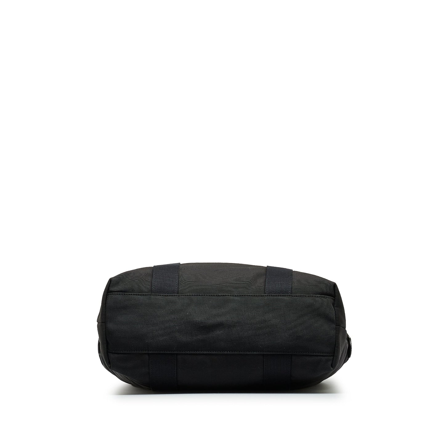 Gucci Web Black Leather Nylon Tote Style 2