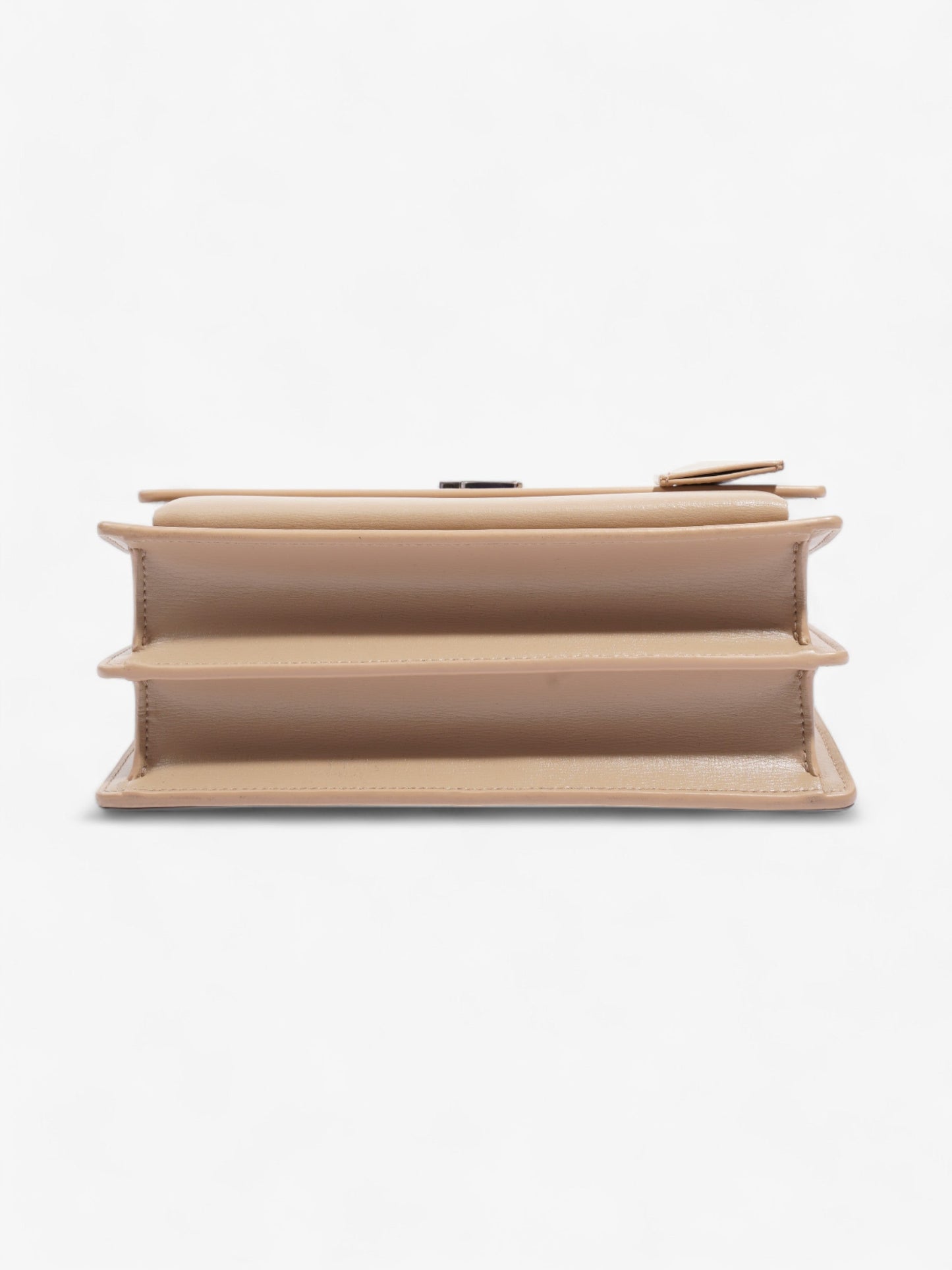 Saint Laurent Sunset Dark Beige Leather Medium
