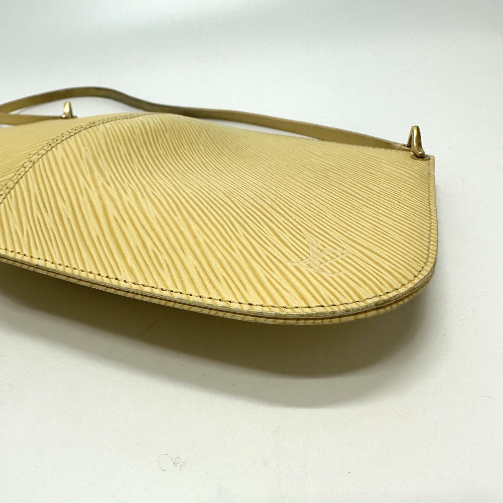 LOUIS VUITTON Shoulder Bag Epi Leather beige Epi Pochette de Mirune Women
