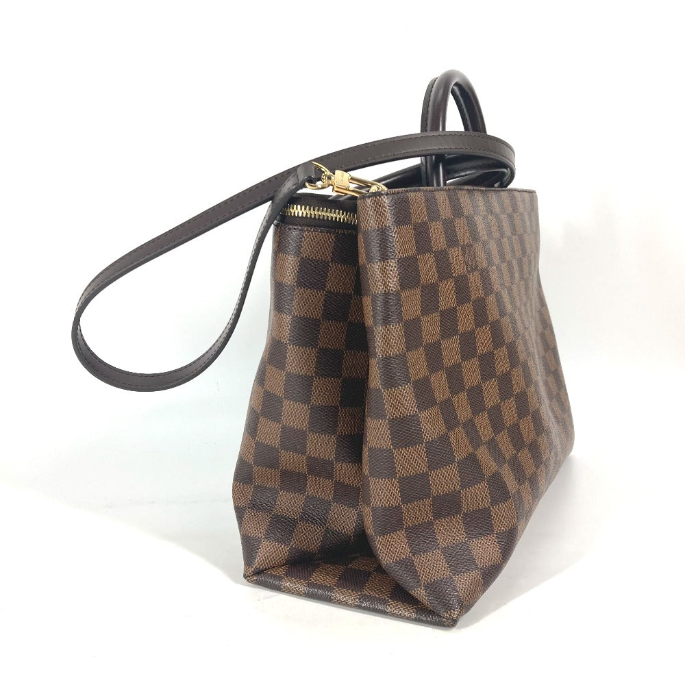 LOUIS VUITTON Handbag Damier canvas Brown Damier Brompton Women