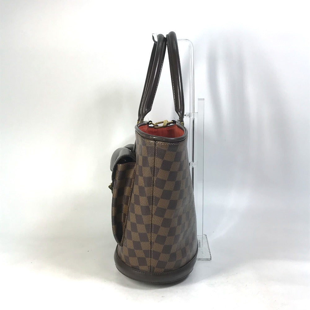 LOUIS VUITTON Tote Bag Damier canvas Brown Damier Manosque GM Women